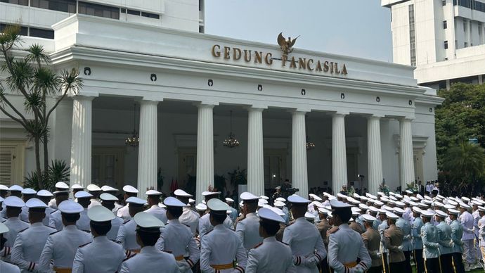 Pimpin Upacara Hari Lahir Pancasila, Prabowo: Pancasila Bukan Ruang Kosong