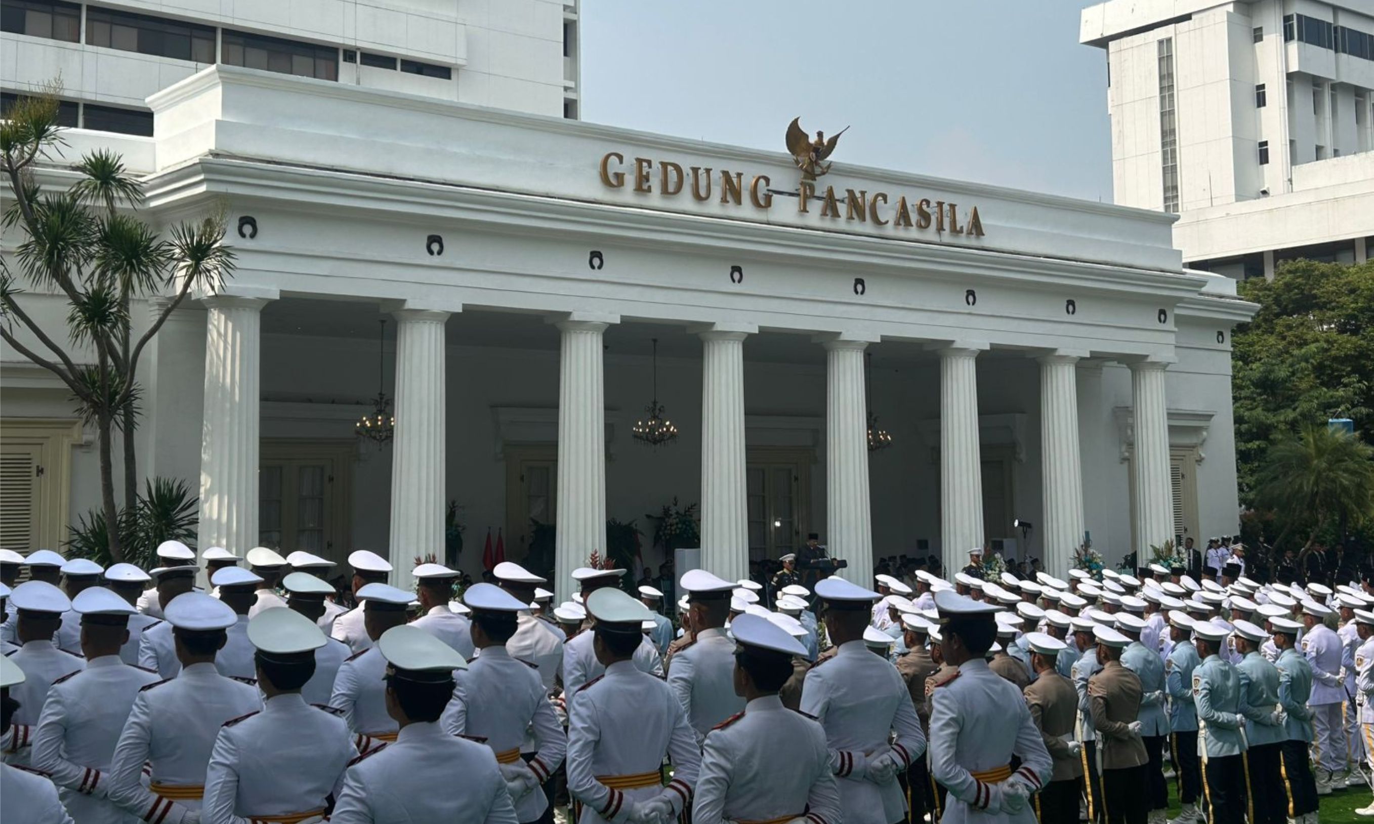 Pimpin Upacara Hari Lahir Pancasila, Prabowo: Pancasila Bukan Ruang Kosong <b>(Deddy Setiawan)</b>