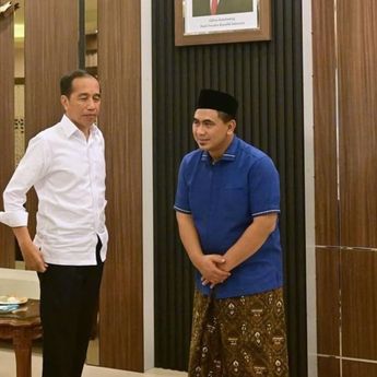 Momen Pertemuan Prabowo, Jokowi dan Ahmad Luthfi-Taj Yasin