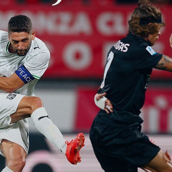 Jay Idzes Absen, Sassuolo Takluk Atas Monza 1-2