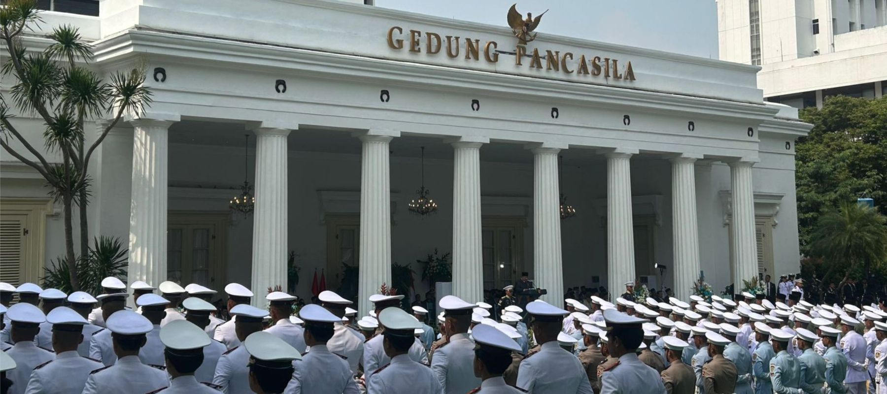 Pimpin Upacara Hari Lahir Pancasila, Prabowo: Pancasila Bukan Ruang Kosong