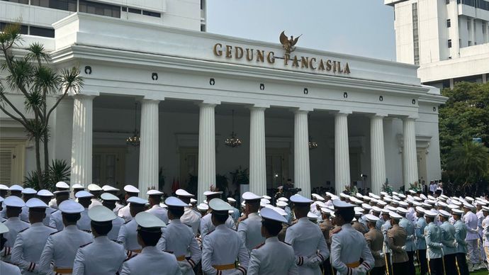 Pimpin Upacara Hari Lahir Pancasila, Prabowo: Pancasila Bukan Ruang Kosong