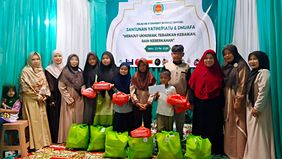 Acara penuh khidmat ini sekaligus diselenggarakan guna menyemarakkan rangkaian perayaan Milad ke-6 Sahabat Berbagi Tangsel dengan mengusung tema, "Merajut Ukhuwah, Tebarkan Kebaikan, Raih Keberkahan."
