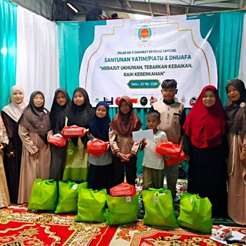 Wujud Nyata Pilar Sosial ESG, PT Pegadaian CPS Pondok Aren Kolaborasi Bersama Sahabat Berbagi Tangsel Gelar Santunan Yatim dan Dhuafa