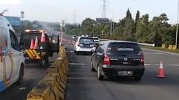 Contraflow KM 44-46 Tol Jagorawi Arah Puncak Diberlakukan Pagi Ini