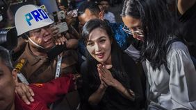 Sandra Dewi hadir sebagai saksi dalam sidang kasus dugaan korupsi pengelolaan tata niaga komoditas timah di wilayah izin usaha pertambangan PT Timah Tbk. tahun 2015–2022 di Pengadilan Tindak Pidana Korupsi (Tipikor) Jakarta, Kamis (10/10/2024).