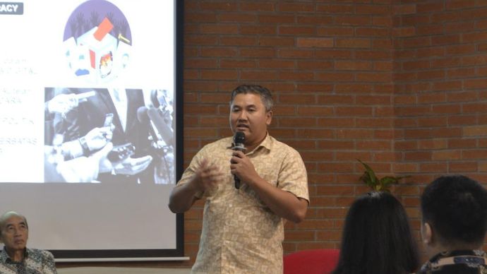 Analis komunikasi publik Universitas Dian Nusantara Ferdi Setiawan