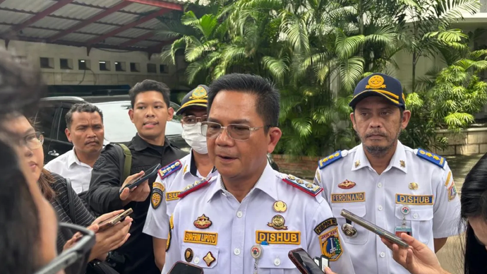 Kepala Dinas Perhubungan (Dishub) Provinsi DKI Jakarta Syafrin Liputo saat dijumpai di Jakarta Selatan, Rabu (15/1/2025). 