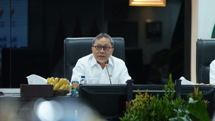 Menteri Koordinator Bidang Pangan, Zulkifli Hasan (Zulhas) dan Menteri Pertanian (Mentan) Andi Amran Sulaiman/Ist