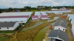 Hunian sementara (huntara) yang dibangun Badan Pengelola Investasi (BPI) Danantara di Aceh Tamiang menjadi perhatian. Huntara yang sempat dikunjungi Presiden RI Prabowo Subianto ini tampak tertata rapi dan bersih ketika dipotret dari udara.