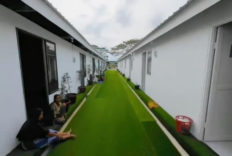 Hunian Sementara (Huntara) di Aceh Tamiang dari udara. <b>(Istimewa)</b>