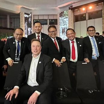 Foto Menteri Jokowi Bersama Elon Musk Dikritik, Begini Respons Menkominfo