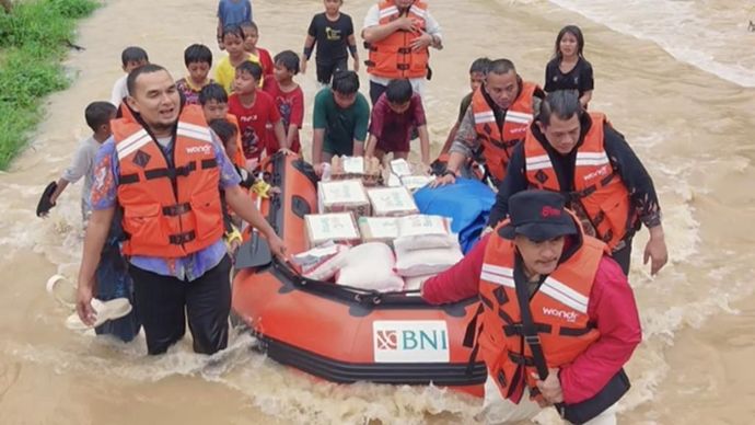 Bantuan BNI untuk korban banjir Sumbar