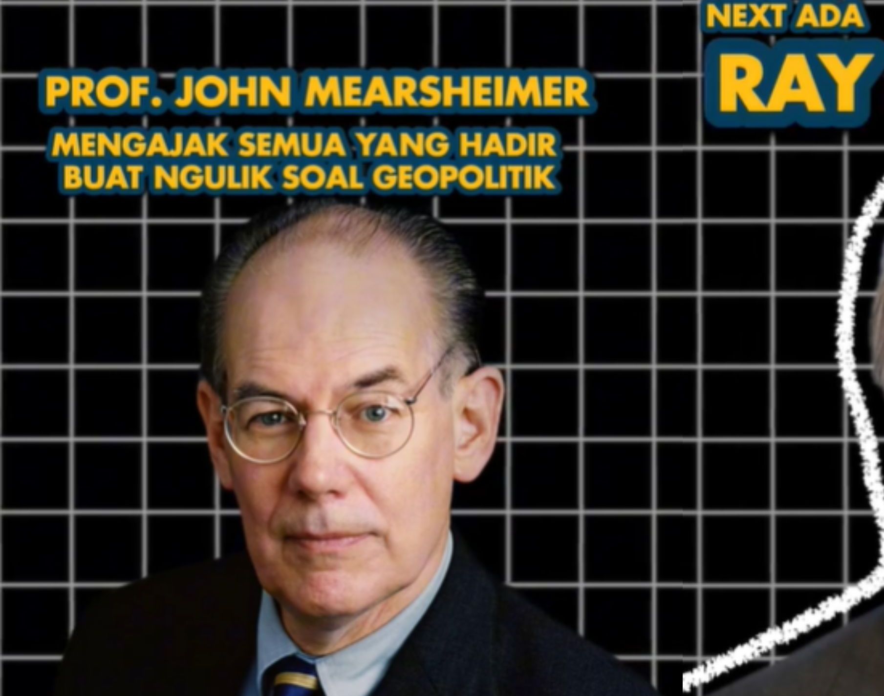 Prof John Mearsheimer dan Ray Dalio, Pemateri Prabowo <b>(TikTok)</b>