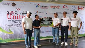 Semeton Bali Golf Community (SBGC) melaksanakan turnamen golf amal SBGC Unity 4 untuk penggalangan dana pembangunan dan renovasi rumah ibadah di Tangerang.