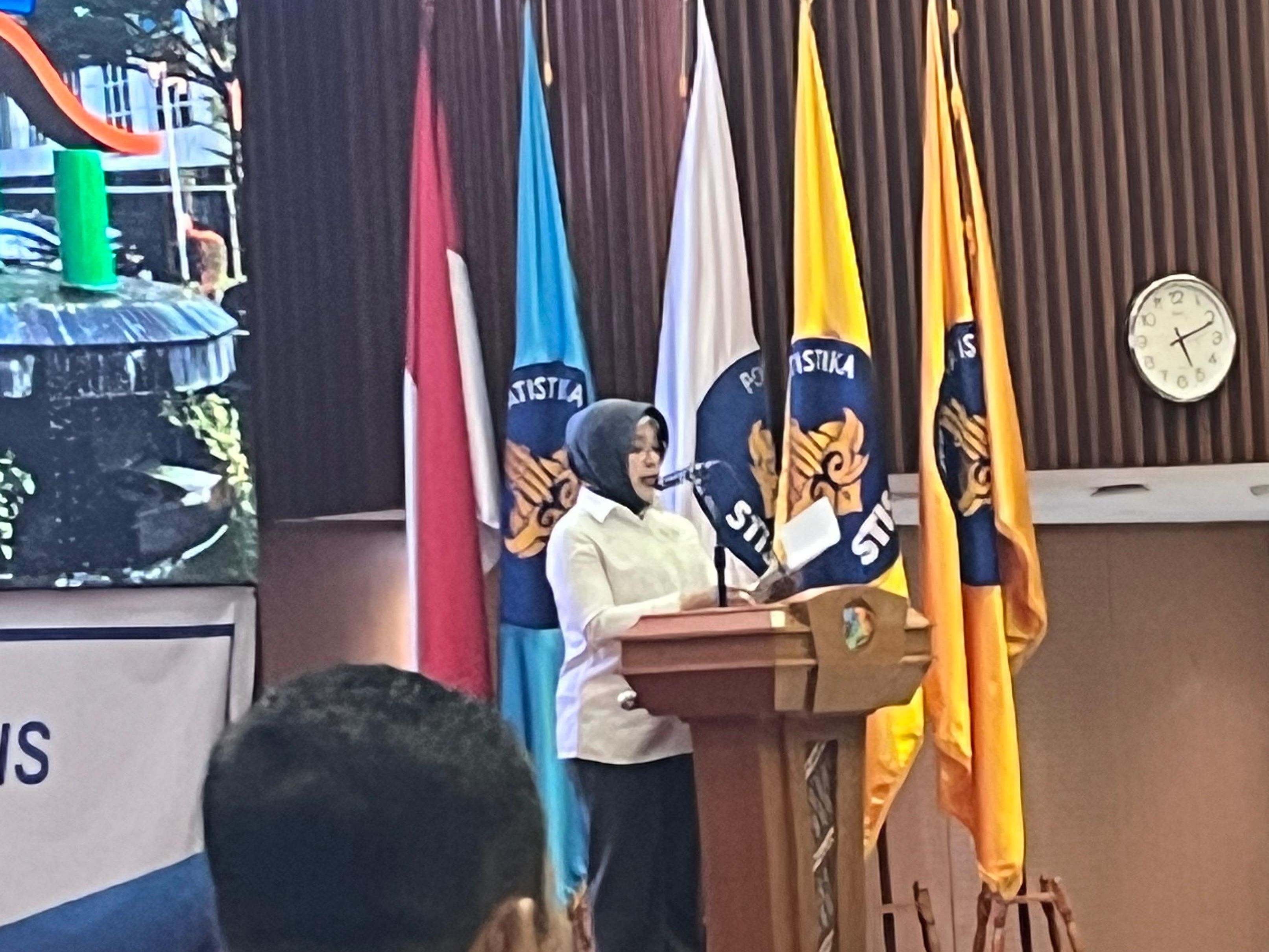 Kepala BPS RI, Amalia Adininggar Widyasanti <b>(NTVNews.id/Adiansyah)</b>