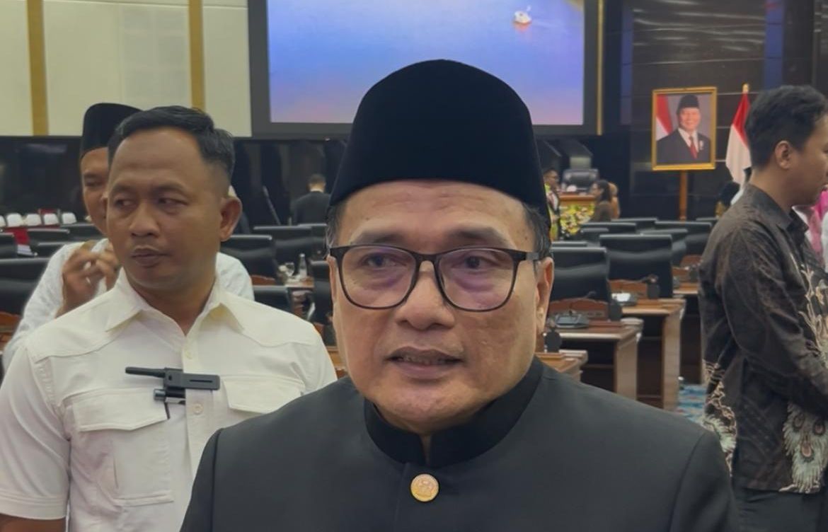 Ketua DPRD DKI Jakarta, Suhud Alynudin <b>(NTVNews.id/Adiansyah)</b>