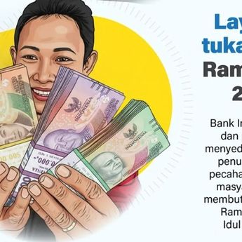 Infografik: 8.755 Titik Layanan Tukar Uang Ramadhan 2026