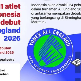 Infografik: 11 Atlet Indonesia Jalani Debut di All England 2026