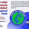 Infografik: 11 Atlet Indonesia Jalani Debut di All England 2026