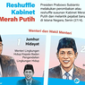 Infografik: Pejabat Baru, Wajah Lama di Reshuffle Kabinet Merah Putih 