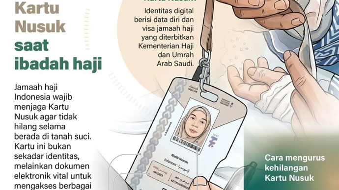 Jamaah haji Indonesia wajib menjaga Kartu Nusuk agar tidak hilang selama berada di tanah suci. Kartu ini bukan sekadar identitas, melainkan dokumen elektronik vital untuk mengakses berbagai lokasi dan layanan.