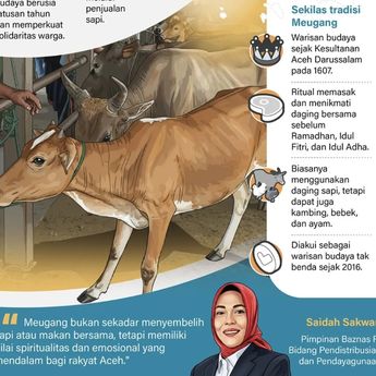 Infografik: Salurkan 100 Sapi untuk Tradisi Meugang di Aceh
