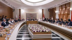 Wakil Gubernur (Wagub) DKI Jakarta, Rano Karno menghadiri Ankara Ticaret Odasi (ATO) Business Forum di Ankara, Turki, Selasa, 19 Agustus 2025.