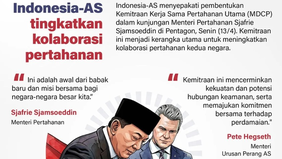 Indonesia dan Amerika Serikat sepakat memperkuat kerja sama pertahanan melalui pembentukan Kemitraan Kerja Sama Pertahanan Utama atau MDCP. Kesepakatan tersebut dicapai dalam kunjungan Menteri Pertahanan Sjafrie Sjamsoeddin ke Pentagon.