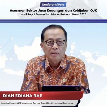 OJK Catat Kredit Perbankan Tumbuh 9,37 Persen pada Februari 2026, Nilainya Rp8.559 Triliun 