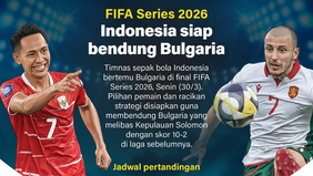 Timnas Indonesia bersiap menghadapi laga final FIFA Series 2026 melawan Bulgaria yang dijadwalkan berlangsung pada Senin, 30 Maret 2026 pukul 20.00 WIB di Stadion Gelora Bung Karno. Pertandingan ini menjadi ujian penting bagi skuad Garuda. 