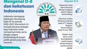 Indonesia akan memegang keketuaan Developing Eight (D-8) periode 2026&ndash;2027, sebuah momentum strategis untuk memperkuat peran negara berkembang dalam percaturan ekonomi global.