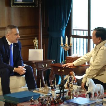 Prabowo Terima Menlu Turki di Hambalang, Bahas Palestina hingga Situasi Timur Tengah