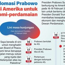 Infografik: Diplomasi Presiden Prabowo di AS, Bahas Perdamaian dan Ekonomi