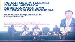 Nurdin Tampubolon Dorong Pentingnya Peran media Massa Dalam Menjaga Keberagaman dan Toleransi di RI