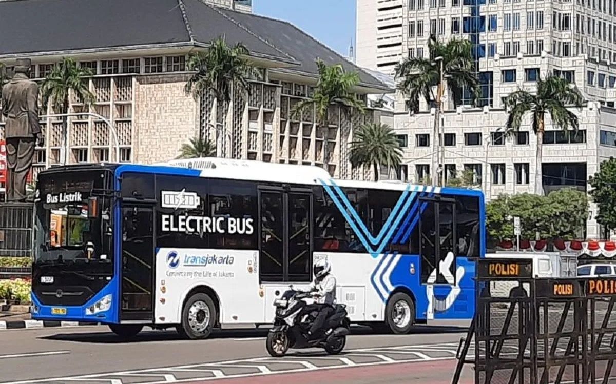 Bus Transjakarta. <b>(Antara)</b>