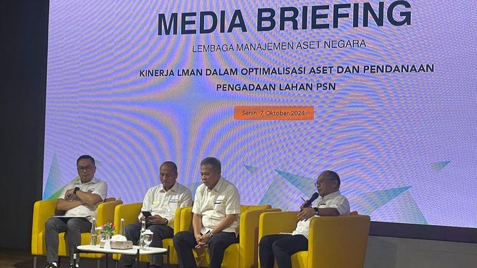 Media Briefing Lembaga Manajemen Aset Negara (Ntvnews.id-Muslimin Trisyuliono).