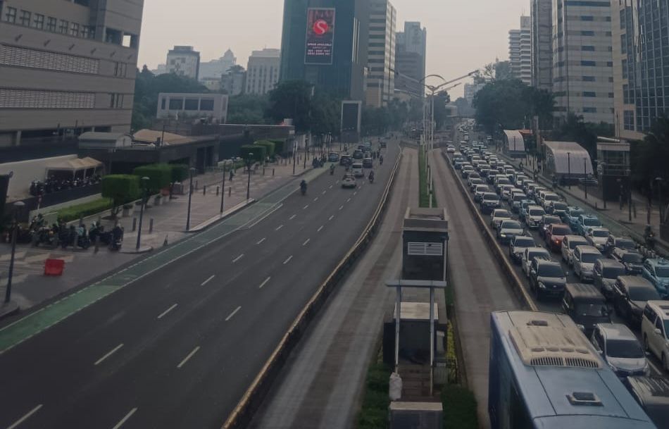 Jalanan Jakarta <b>(ntvnews.id / Bagas)</b>