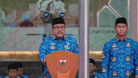 Pemerintah Provinsi (Pemprov) DKI Jakarta menggelar upacara peringatan Hari Sumpah Pemuda ke-97 di Halaman Balai Kota DKI Jakarta, Selasa, 28 Oktober 2025.