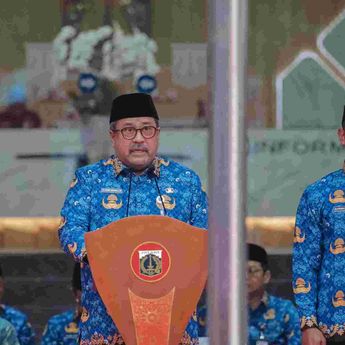 Rano Karno Pimpin Upacara Peringati Hari Sumpah Pemuda di Balai Kota