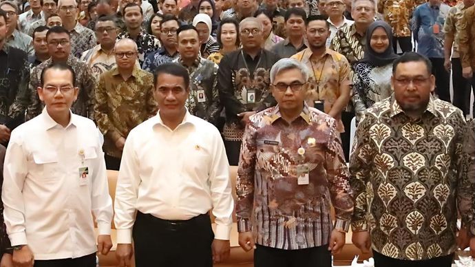 Mentan Andi Amran Sulaiman mengaku bahagia atas terpilihnya Komjen Pol Setyo Budiyanto sebagai Ketua KPK periode 2024-2029/Ist 