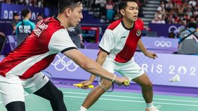 Fajar/Rian akan menghadapi wakil India, Satwiksairaj Rankireddy/Chirag Shetty di matchday pamungkas sekaligus perebutan juara Grup C, Selasa (30/7/2024).