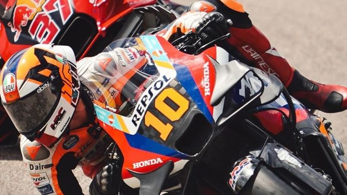 Pembalap Repsol Honda, Luca Marini