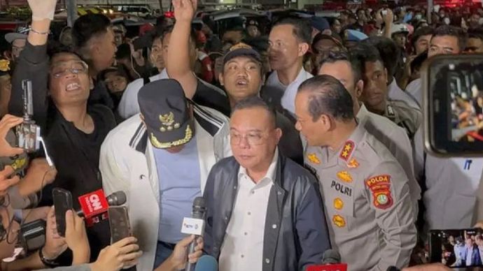 Dasco Tinjau Langsung Evakuasi Tabrakan Kereta di Stasiun Bekasi Timur