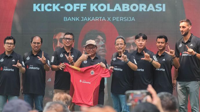 Bank Jakarta x Persija Collaboration Kick-Off di Taman Suropati, Menteng, Jakarta Pusat, Minggu, 9 Agustus 2026