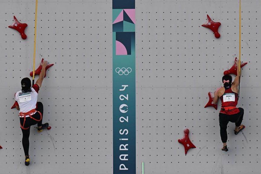 Desak Made Rita Kusuma Dewi saat tampil di Olimpiade Paris 2024 <b>(NOC Indonesia)</b>
