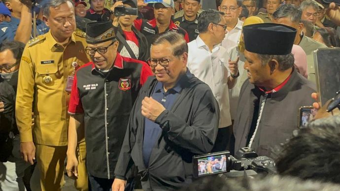 Pramono Anung tinjau Penataan Pasar Kramat Jati 