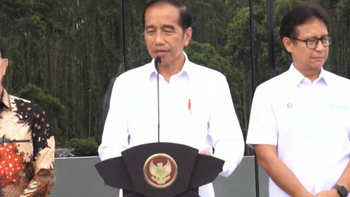 Presiden Jokowi resmikan rumah sakit Hermina Nusantara di IKN