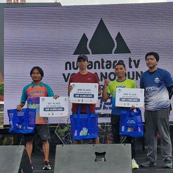 Daftar Lengkap Pemenang Lomba Lari Nusantara TV Volcano Run by Ambarrukmo 2024