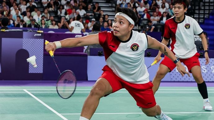 Ganda putri, Apriyani Rahayu/Siti Fadia Silva Ramadhanti  gagal merebut medali di Olimpiade Paris 2024.